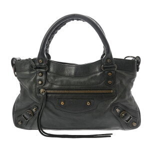 Balenciaga The First Black Leather Handbag